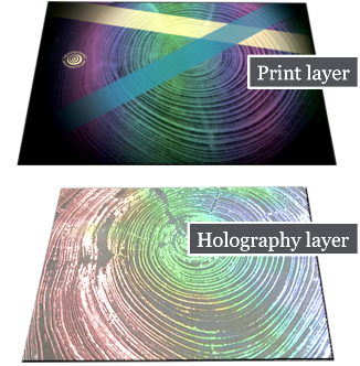 Design Process for Custom Registered Holographic Packaging